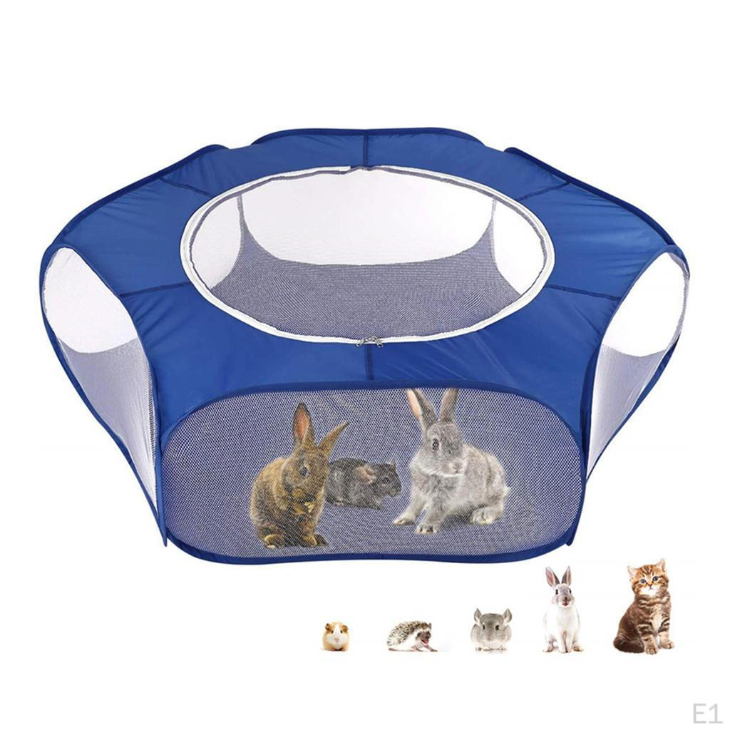 1X Guinea Cage Rabbit Playpen for Small Animal to Clean Exercise Yard Fence Portable Tent