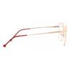 Full Rim Cat Eye Red Rose Gold Smartbuy Collection Greta L118a Fashion Women Eyeglasses