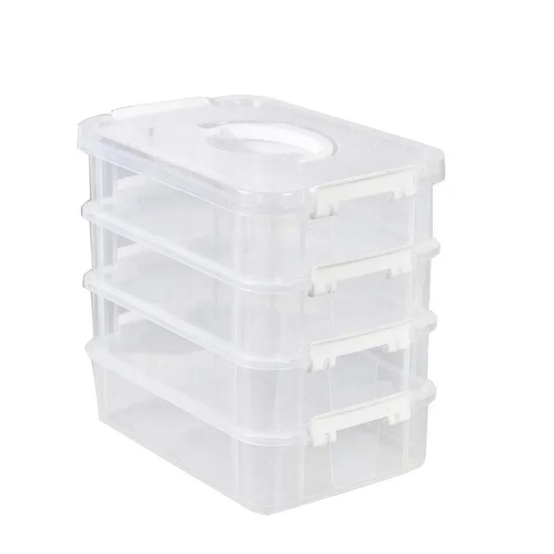 

Transparent Visibility Building Blocks Storage Box Stackable Moisture-Proof Drawer Classification Tool Casket for Organizat