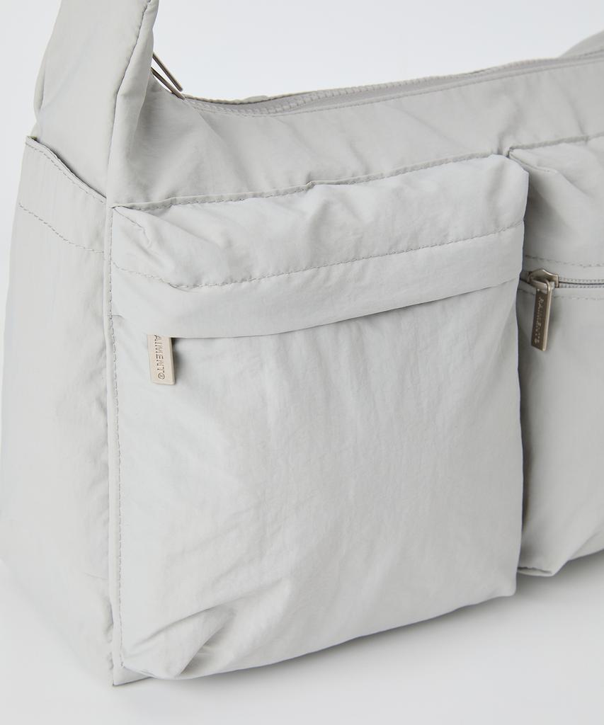 Raiment Hobo Citywalker Multi Crossbody Bag_Gray