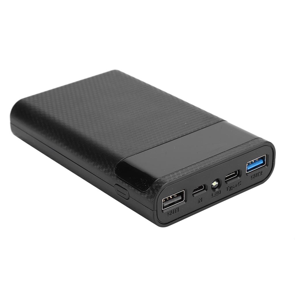 ABS 4 x 18650 Portable Quick Charging Battery Box Repeated Disassemble No Welding Mobile Power Case Kit