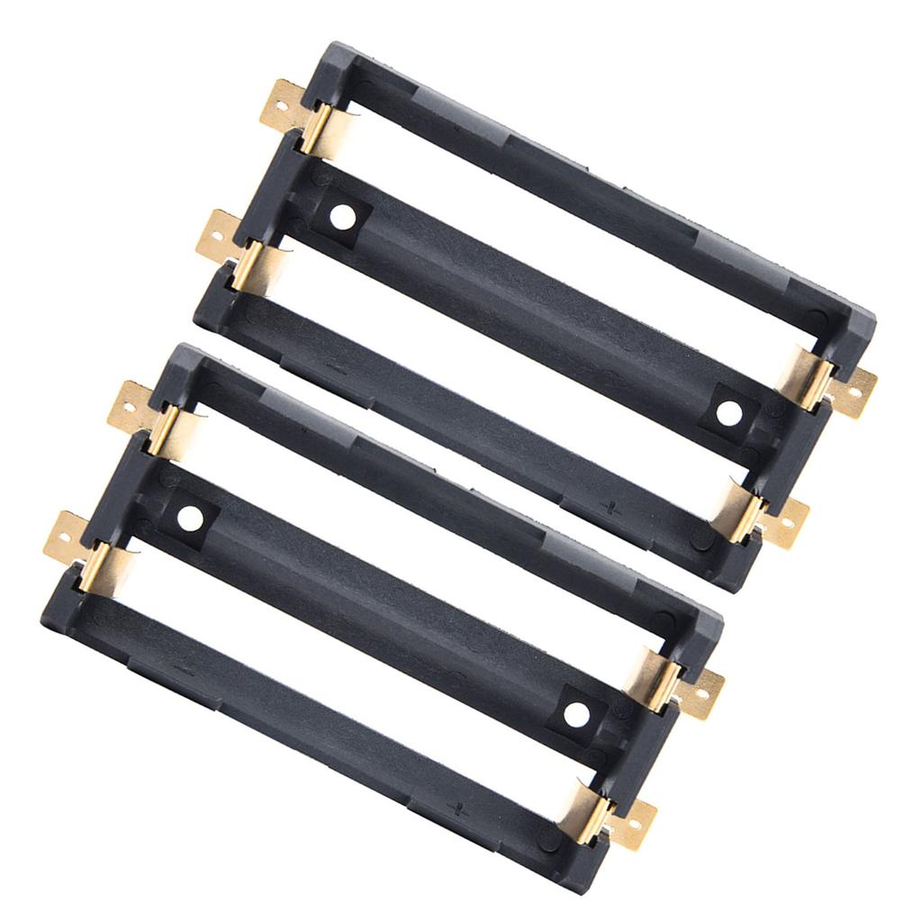 2 Stück 2 Batterien Halterbox Aufbewahrungskoffer für SMD 18650 DIY Lade-Stromversorgung