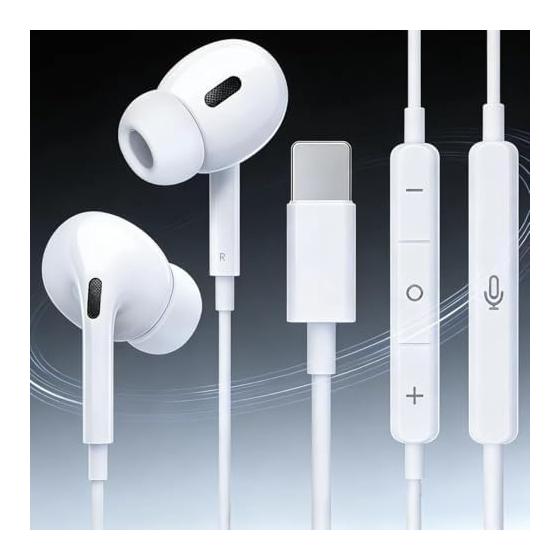 [Amazon.co.jp limited sale - Release date: June 5, 2026] Luxury design, wired TYPE-C/USB-C earphones, no delay, lightweight, compact, noise