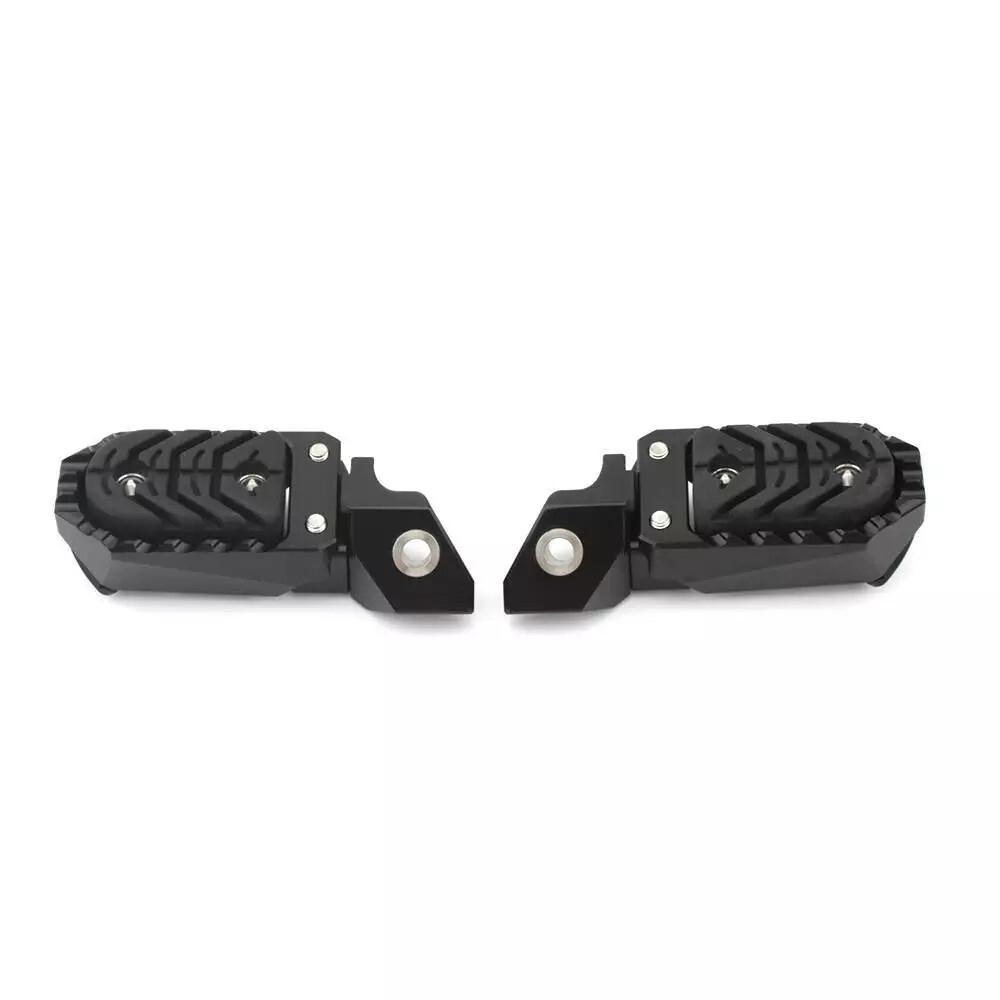 Black Adjustable Foot Pegs Footrest Pedal For Bmw R1200Gs R1250Gs Adventure