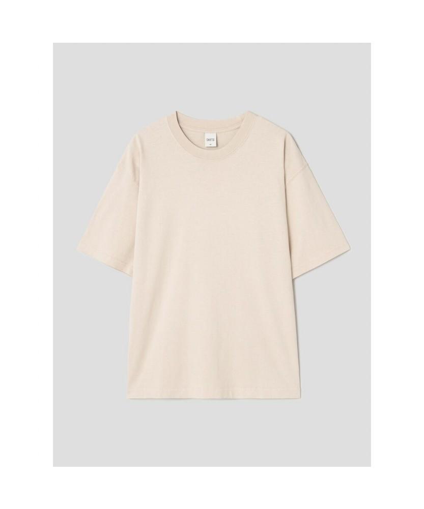 SHIFT.G Comfort Fit Round Tee Beige
