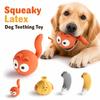 Cartoon Squeaky Latex Dog Toy Slow Rebound Chew Toy Cute Pet Teething Toy  Dog Amusing Oneself