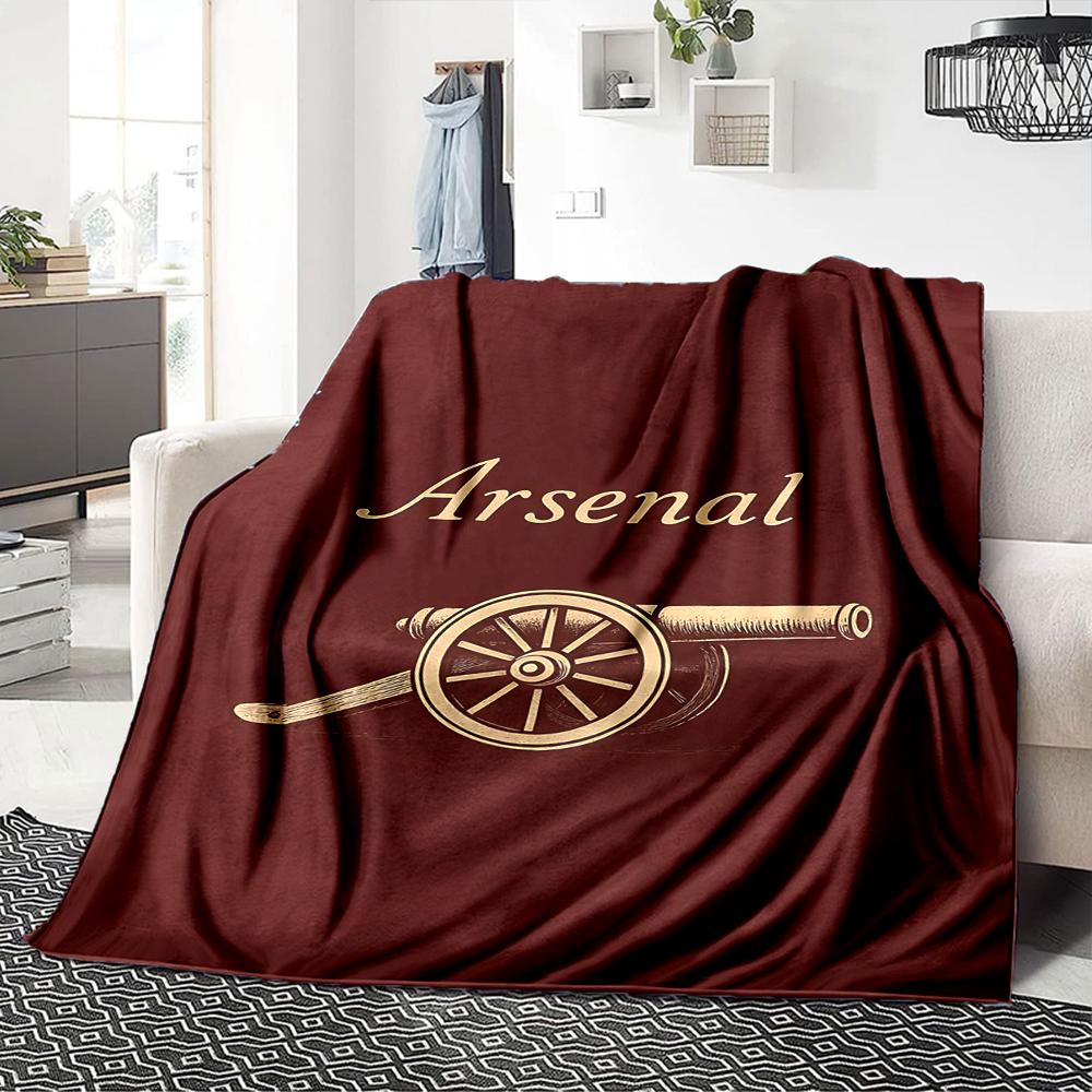 Coperte Celebrative Giocatori Arsenal Flanella Stampata Traspirante Calda Coperta da Divano per Casa Ufficio Coperte da Letto 0708a29