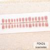 P0424-426 Winter Ice Translucent Snowflake Christmas Cat Eye Manicure Nails