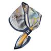 Fashion new cross small silk scarf women's headband Korean version spring, autumn and summer professional scarf small scarf square scarf headband