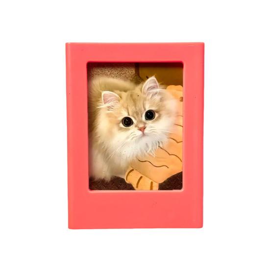DIY Photo Frame Refrigerator Magnet 3-Inch Picture Holder Decorative Fridge Magnet Home Kitchen Office Whiteboard