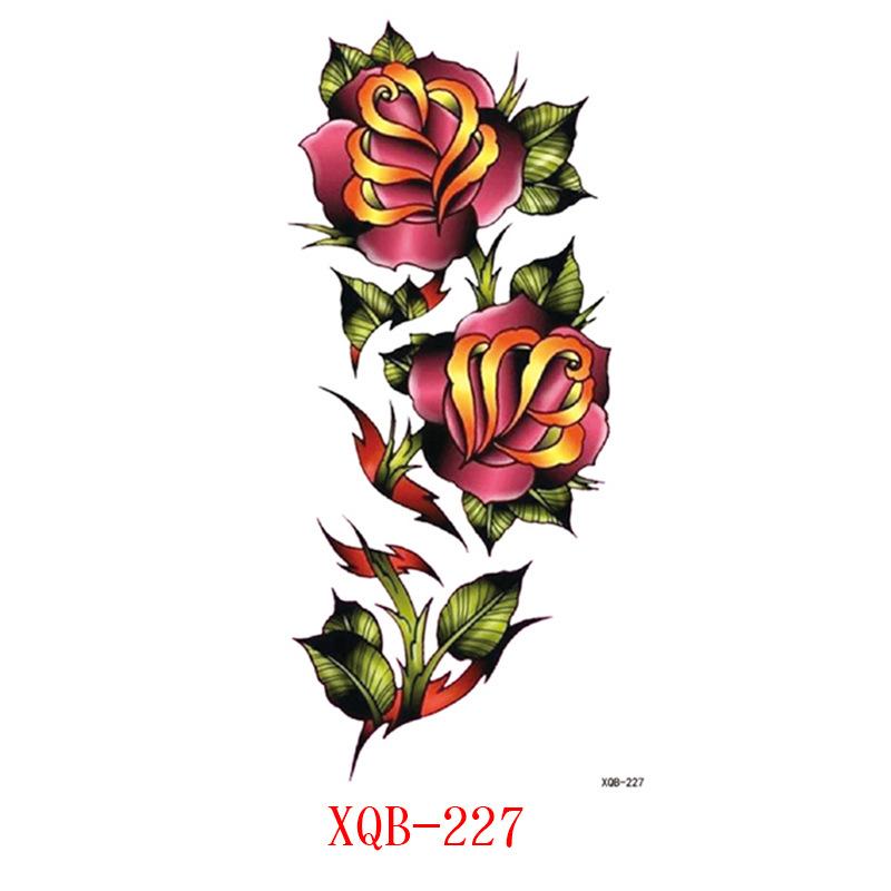 Small Full Arm Tattoo Stickers, Flower Letters, Animal Tattoo Stickers Stickers Tattoo