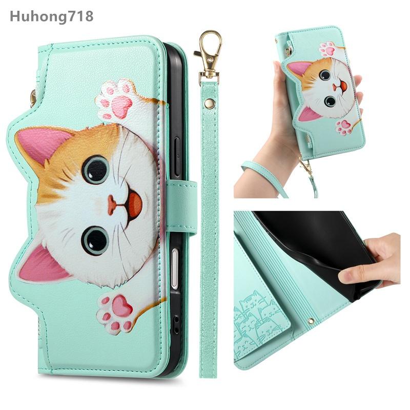 For Samsung Galaxy A02S A03S A12 A22 A22S A32 A41 A51 A52 A52S A71 A72 4G 5G Case Flip Leather Zipper Coin Purse Wallet Cover Multi Card Slots