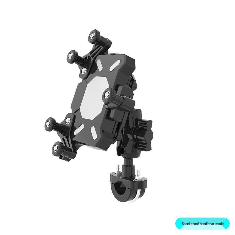 Cross-Country Shockproof Universal Phone Holder for Motorcycles, Scooters, and Bicycles.