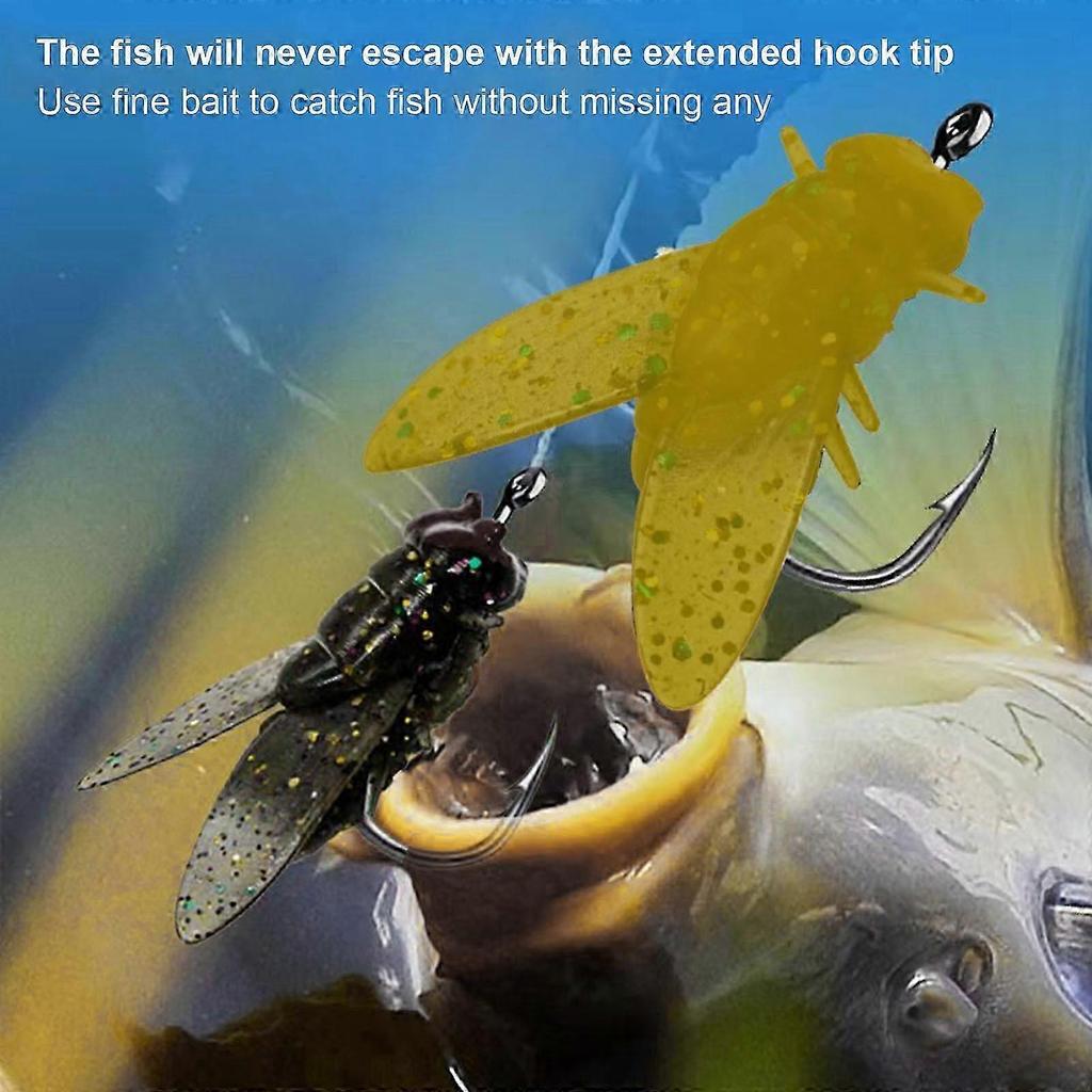 20xBionic Fly Fishing Bait,Trout Jigs Swimbaits Dry Flies Bass Fly Fishing Lures