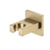Moderne minimalistische Duschwanne Wassereinlass Verchromt Schwarz Gold Quadratisch Handbrausehalter Festwand Wohnung