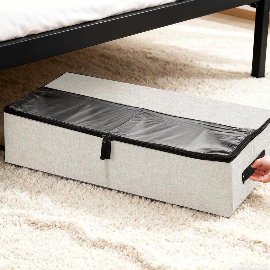 Under The Bed Storage Large Adjustable Compartment Under The Bed Storage Bins For Closet Bedroom Living Room Home Apartment