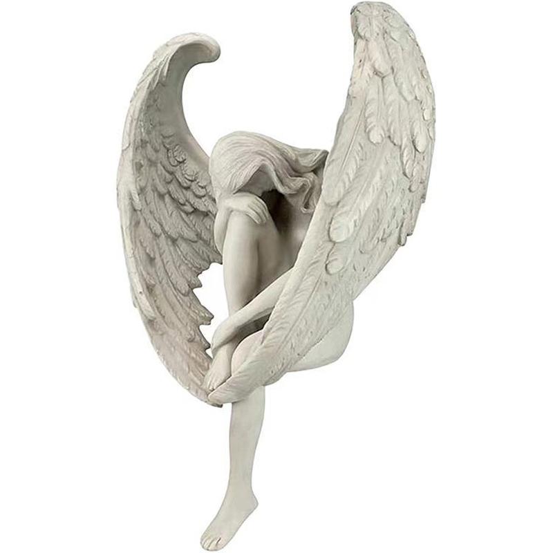 Angel Sisters Friendship Sculpture Angel Statue Desktop Living Room Home Garden Decoration Christmas Decoration Ornament