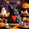 Cute Red Heart Bat 3D Printed Halloween Decoration Novelty Tabletop Sculpture for Spooky Party Haunted House Holiday Decor Fun Gift for Kids & Bat