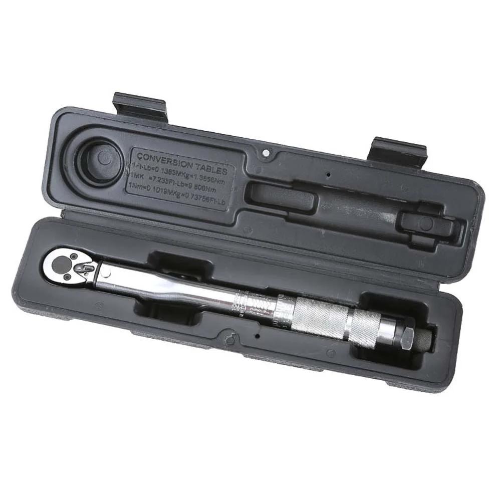 5-25N-m Preset Torque Wrench 1/4 Inch Adjustable Torque Tool Handheld Multi-function Ratchet Torque Wrench Mountain Bike