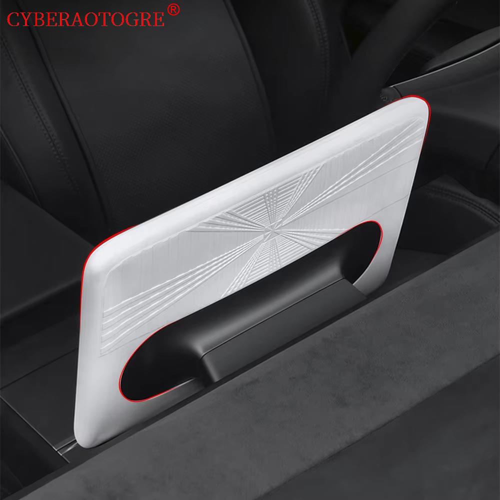 For Tesla Model 3/Y 2021-2025 Silicone Protective Frame Edge Cover Central Navigation Screen Protector Central Panel Sticker