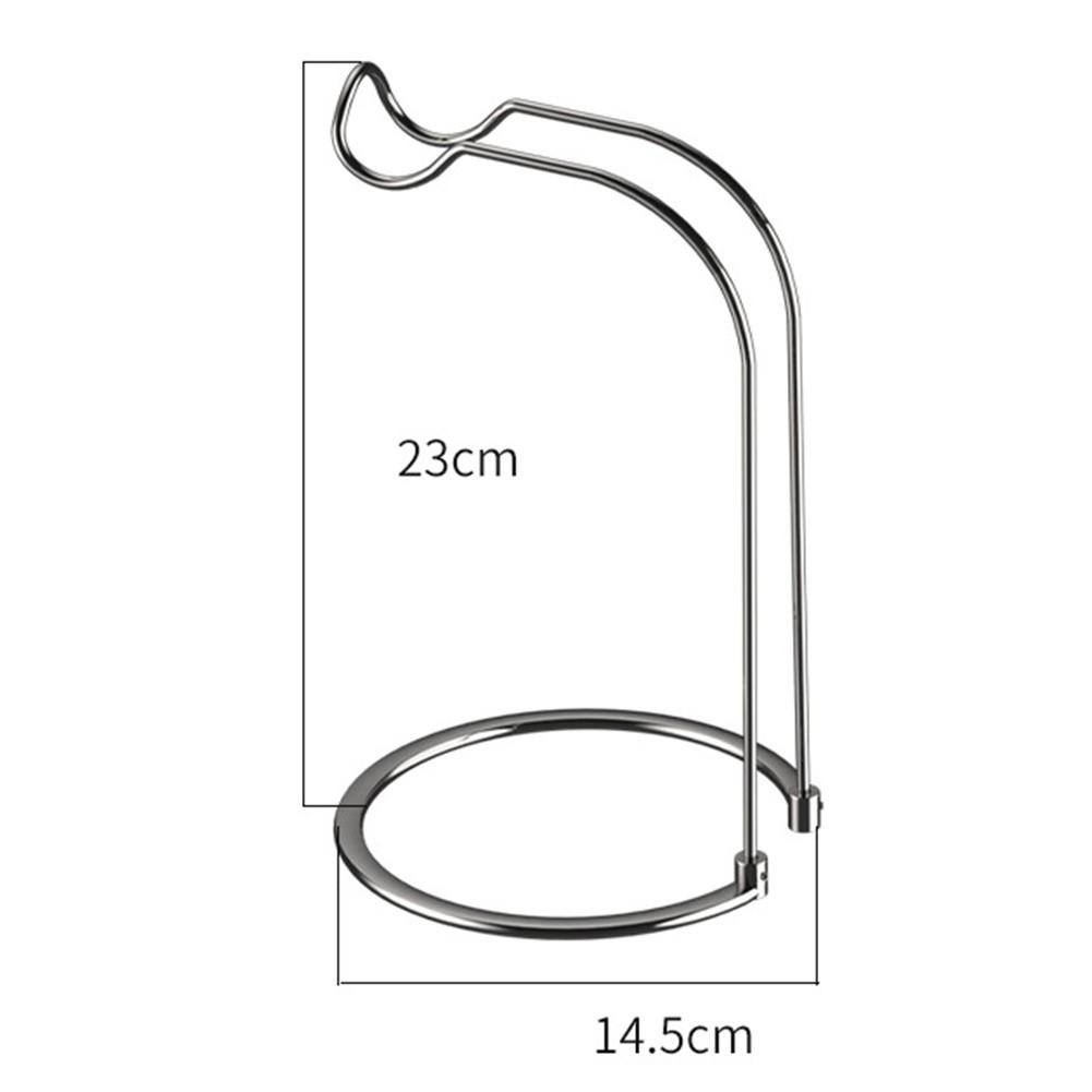 Fishing Reel Stand 23*14.5cm Gold L Stainless Steel