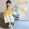 Girls' Korean Version Set Summer 2026 New Children's Lace Vest Summer Outfit Baby Stylish Two-piece Set