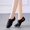 Genuine Leather Jazz Dance Shoes Tan Black Antiskid Sole Jazz Shoes High Quality Adults Dance Sneakers For Girls Women