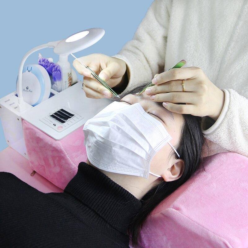 Eyelash Extension Supplies Kit Mascara Applicator Lashes Brush Crystal Cotton Swabs Glue Ring Tape Eye Pad Eyelashes Makeup Tool