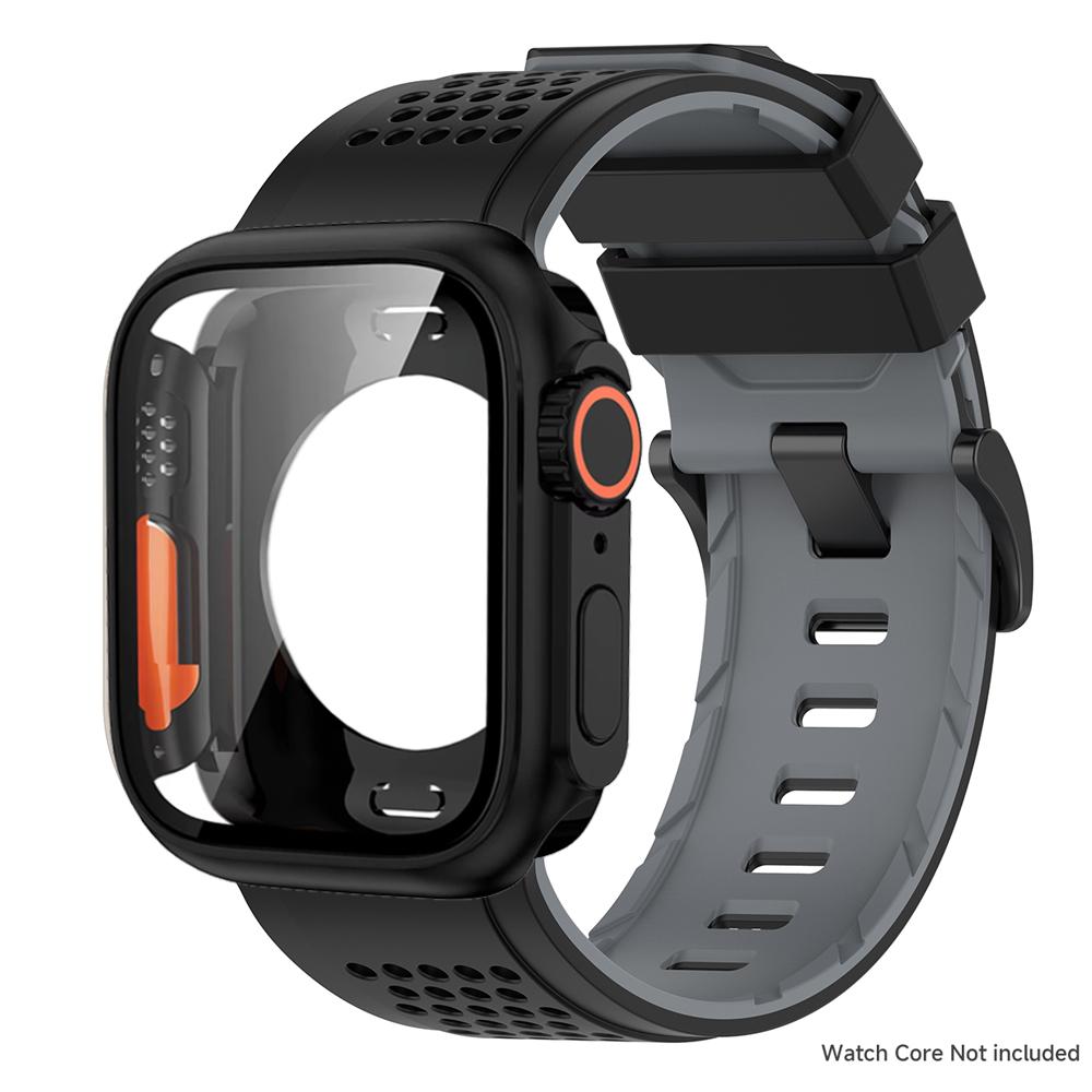 

Чехол+силиконовый ремешок для Apple Watch Band Ultra 3 49 мм 46 45 44 41 мм Защитный чехол Браслет для Iwatch 11 10 9 8 7 6 54 SE3 44mm Series 4 5 6
