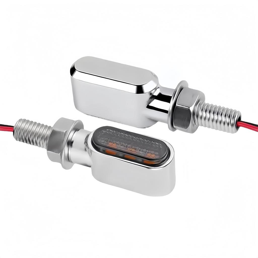 KICARYAJP Motorcycle Turn Signal LED Small High Visibility Super Bright