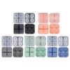 Square And Round Silicone Ice Cubes Trays Set Whiskey Ice Ball Maker Flexible Freezers Molds For Drink Entertainment
