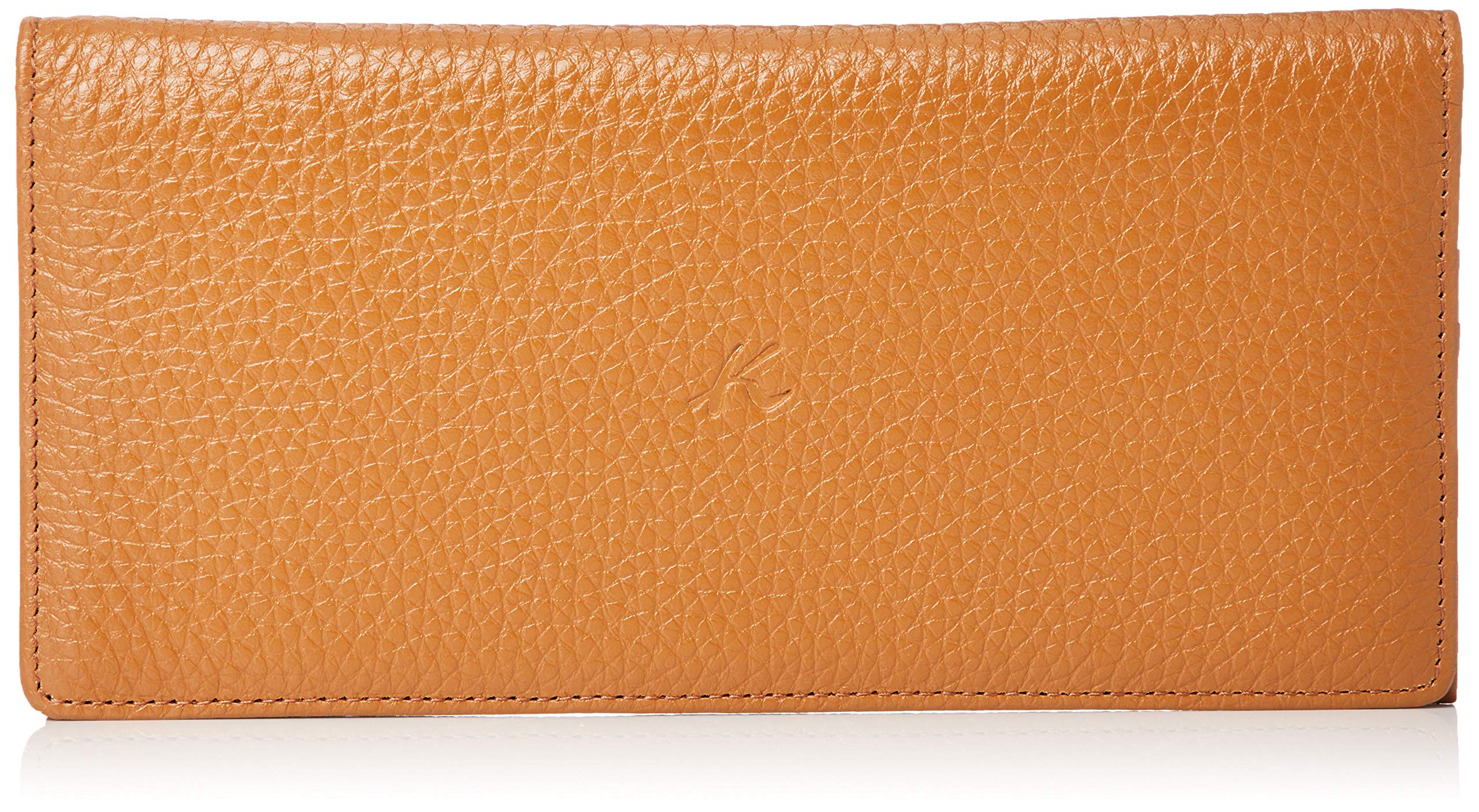 

Long wallet Shrink leather that makes scratches less noticeable ZH0421 Camel 61611 [Kitamura] (bill purse) [Brown]