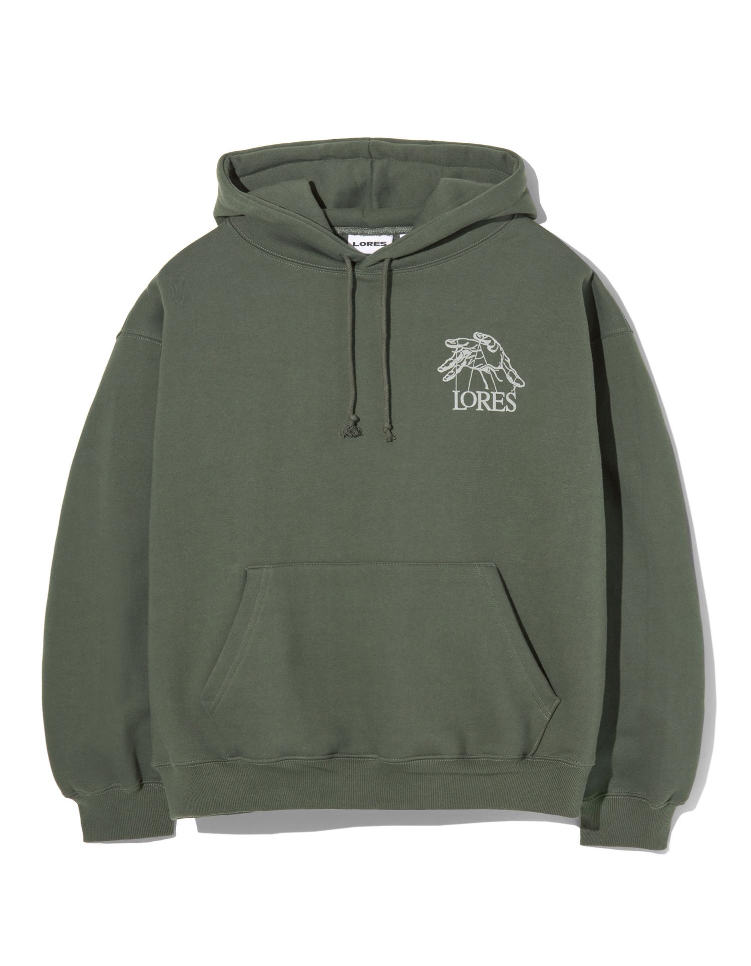 Roars Puppet Logo Pullover Hoodie - Olive Olive/L