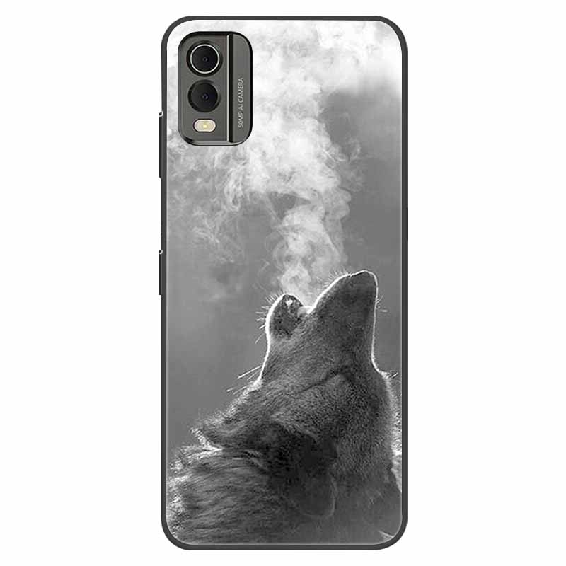 For Nokia C32 Case Shockproof Soft silicone TPU Back Cover For Nokia C32 C 32 Phone Cases NokiaC32 Cute Cartoon Fundas Shells