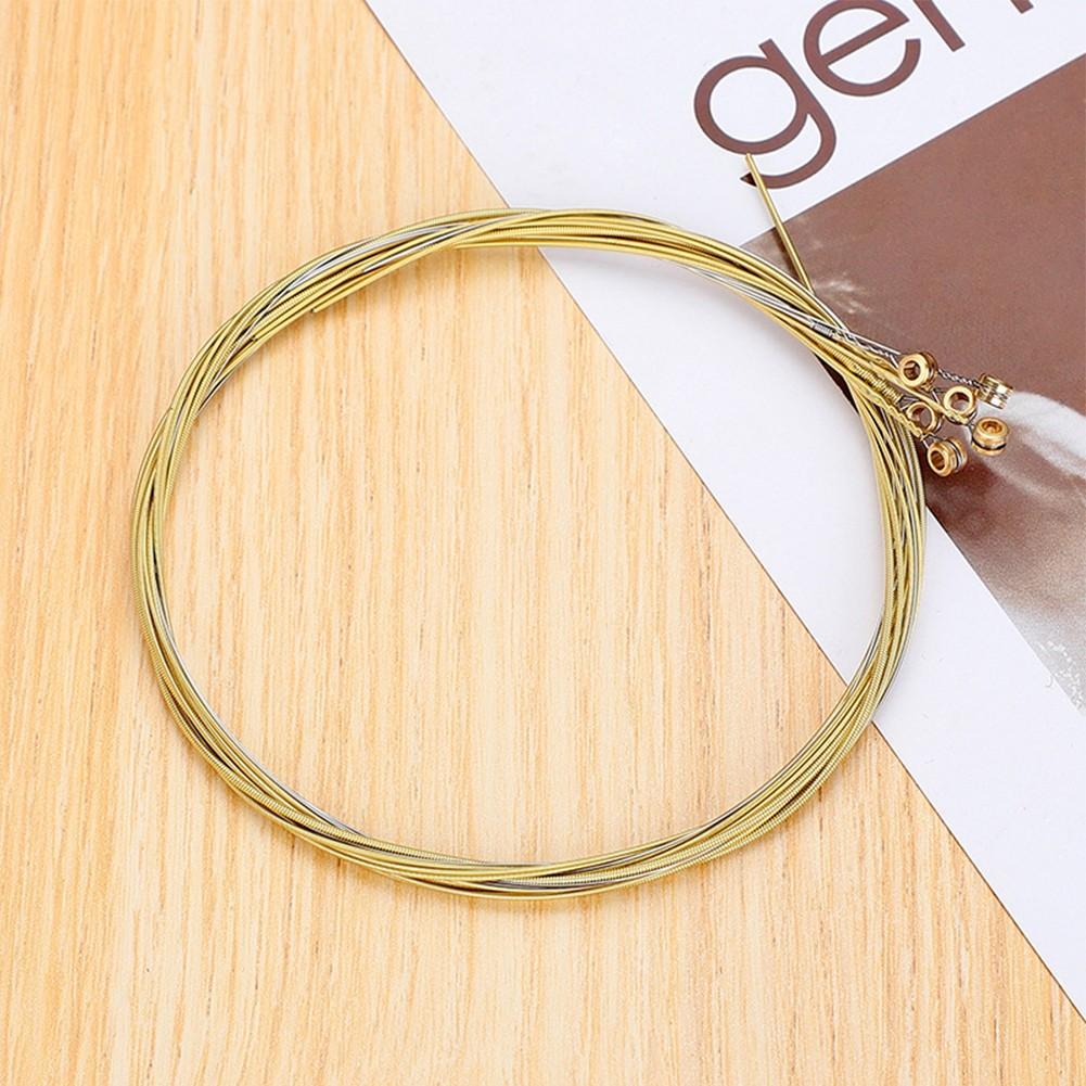 10 Sets of 6 Guitar Strings Replacement Steel String for Acoustic Guitar 1st-6th