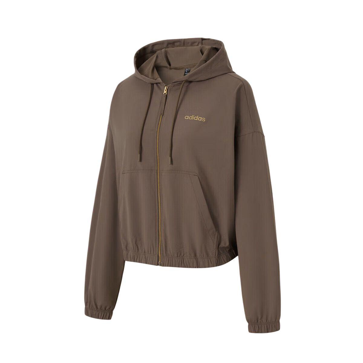 

Adidas SS25 Ветрозащитная Модная Универсальная Толстовка с Капюшоном на Молнии Женская Толстовка KA3938 M