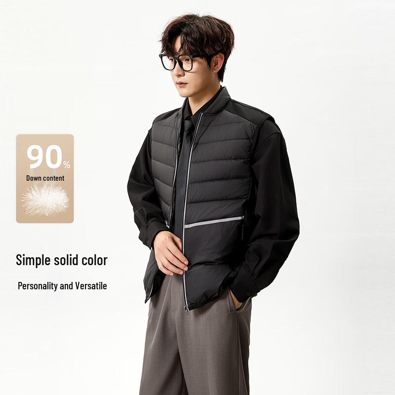 Xuezhongfei Unisex Hooded Down Vest X2521322729F