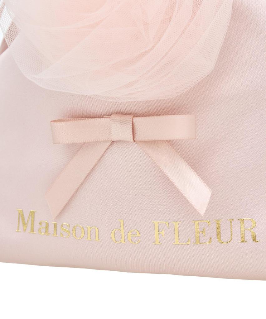 de Bag Cotton Candy Drawstring Bag for Grayish Blue [Maison Fleur] Pouch/Drawstring Women,