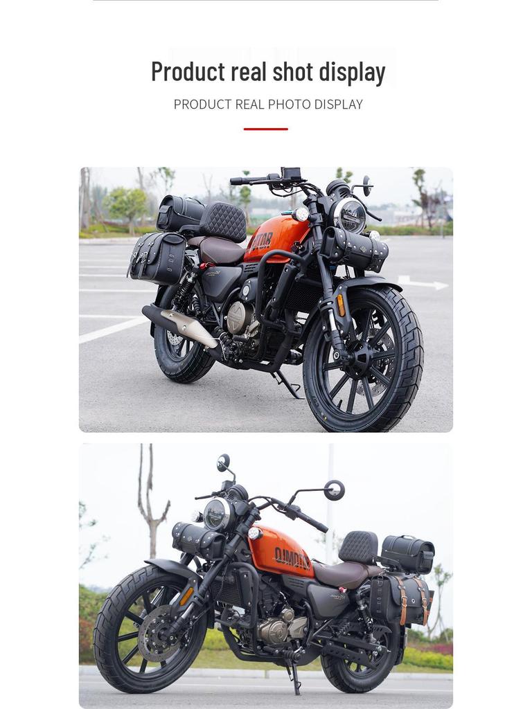 QJ Flash 250 Crash Bar & Rear Rack Kit: Protection Bar, Backrest, Side Bag Accessories
