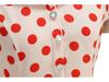2026 Vintage Polka Dot Big Lapel French Retro Hepburn Dress