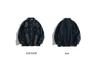 Autumn/Winter Retro American Lapel Denim Jacket - Loose Fit, High-End Workwear Style