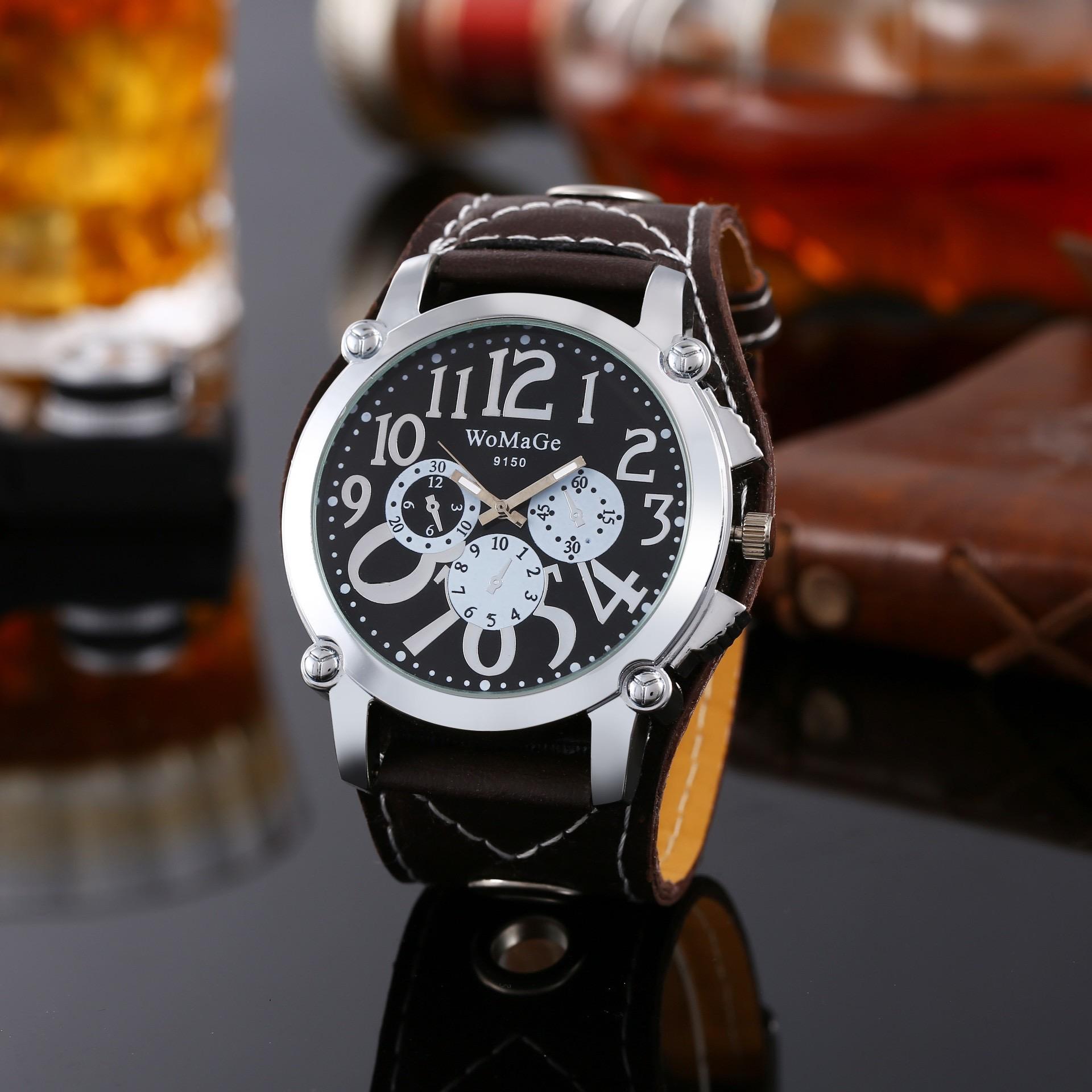 

Модные часы с поясом, кварцевые часы, мужские и женские часы