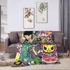 T-Tokidoki-S Warm Soft Blanket  Camping Plush Throw Blanket Aesthetic Bedroom Flannel Bedspread Sofa Bed Cover