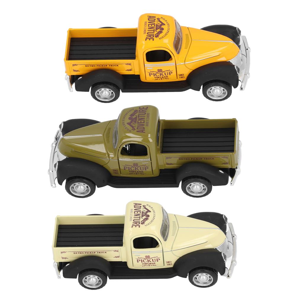 1:32 Scale Alloy Truck Model Toy Diecast Pull Back Ornament Vintage Car Replica Truck Toy for Childr