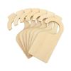 7x Clothing Rack Size Dividers Wooden Clothing Size Separator Baby Closet Dividers for Department Stores Newborn Baby Gift