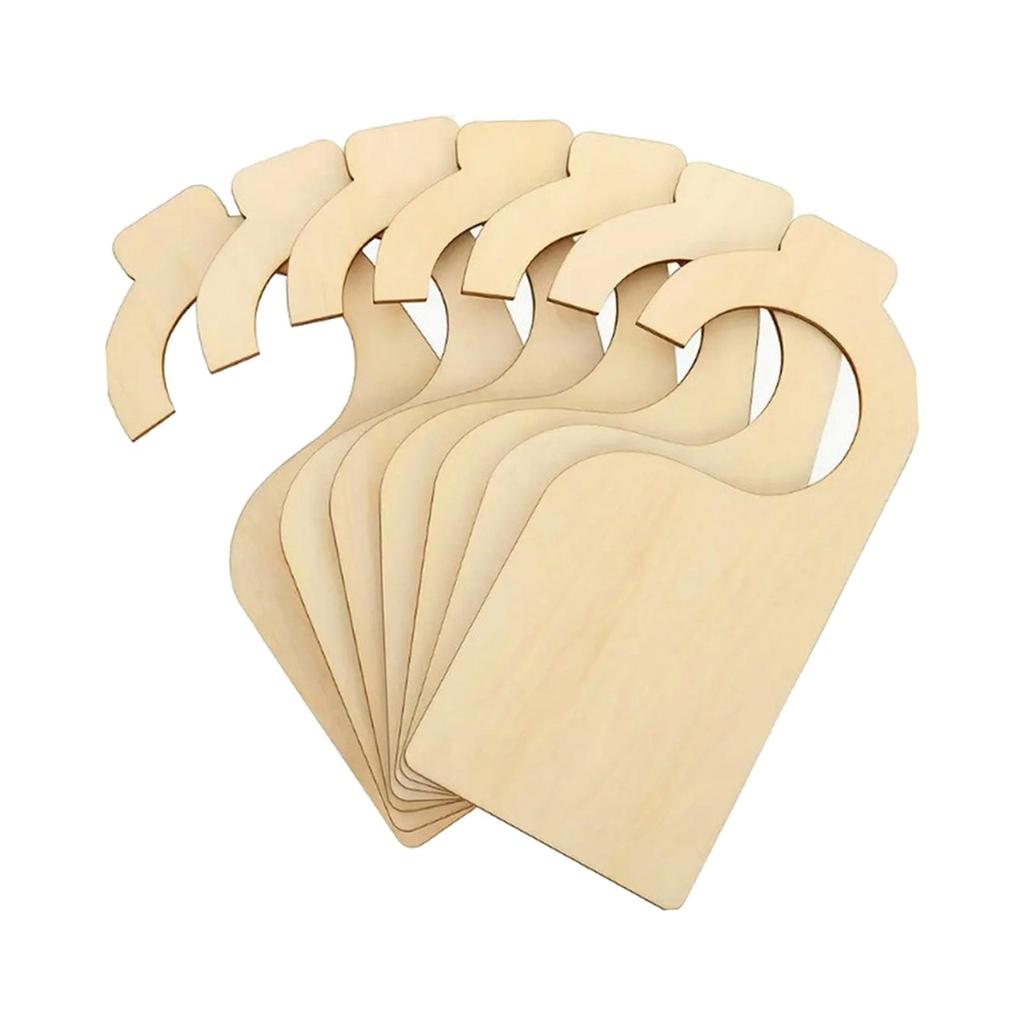 7x Clothing Rack Size Dividers Wooden Clothing Size Separator Baby Closet Dividers for Department Stores Newborn Baby Gift