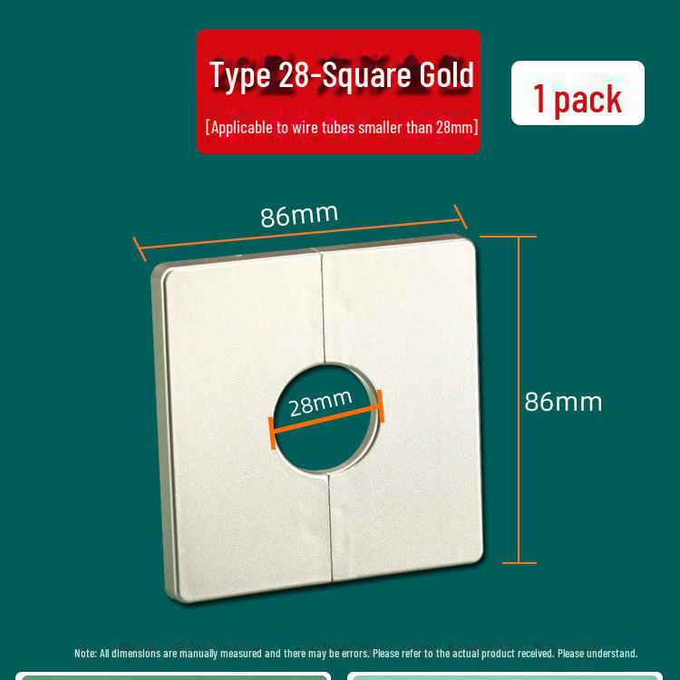 "Cubierta Decorativa para Agujero de Pared para Tuberías de Aire Acondicionado y Grifo"