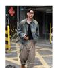 Couples' Retro Patchwork Denim Jacket - Unisex High-End Spring/Autumn Hong Kong Style Coat
