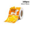 New Gradient Color Labels, Stickers, Self-adhesive DIY Graffiti Envelope Seal Stickers, Thermal Paper Labels