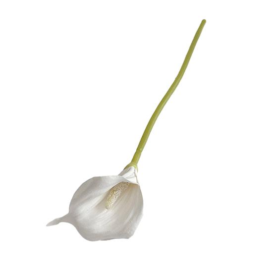 Künstliche Calla-Lilie Weiß Real Touch Kunstblume für Hochzeit Brautparty Party Zuhause Innen Dekoration